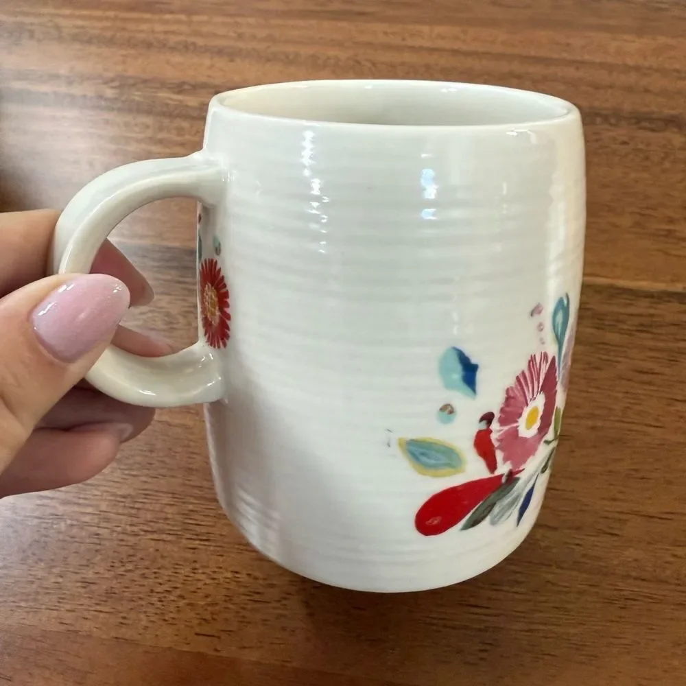 Anthropologie Starla Halfmann Petal Floral Palette M Mug